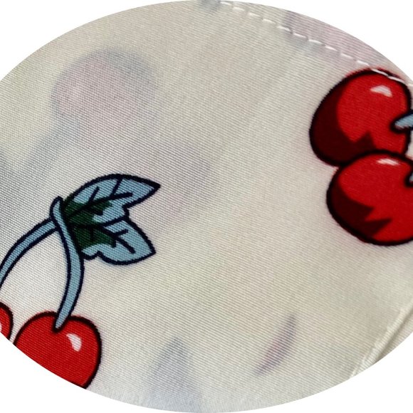 Women Maxi Skirt Wrap Crop Top Cherry Set (XS-3XL) - Picture 9 of 11